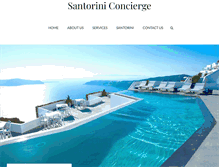 Tablet Screenshot of concierge-santorini.com